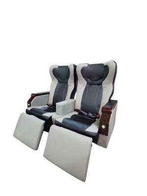 China High Density Cushion Luxury Coach Seats , Deluxe Bus Seats Strong Steel Frame Structure for sale