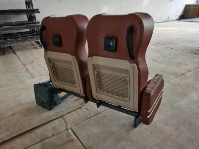 China 2+2 Layout Easy Reclining Deluxe Luxury Bus Seats With Magazine Holder for sale