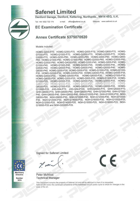 CE - Shanghai Precise Machinery Equipment Co., Ltd