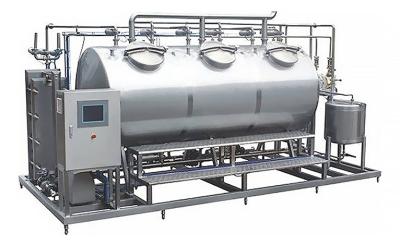 中国 酪農場およびジュースの生産ラインのための2つの回路との自動統合された2000L/H CIP 販売のため