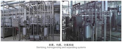 China Full Automatic Milk Production Line , Milk Pasteurization System One Year Warranty for sale