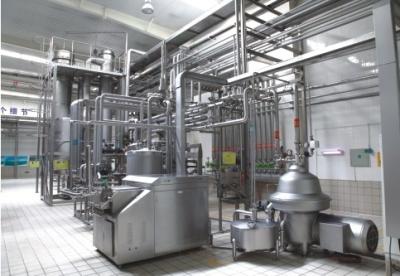China Standard Size UHT Milk Processing Line For Market Milk Products for sale