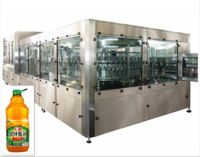 China PLC Control System PET Bottle Filling Machine For Warm Filling Juice for sale