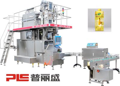China Control inteligente aséptico de la PCC de la máquina de rellenar de la bolsa 9000BPH para el yogur en venta