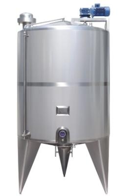 China 1000L SUS304 Double Layer Sterile Aseptic Tank For Milk for sale