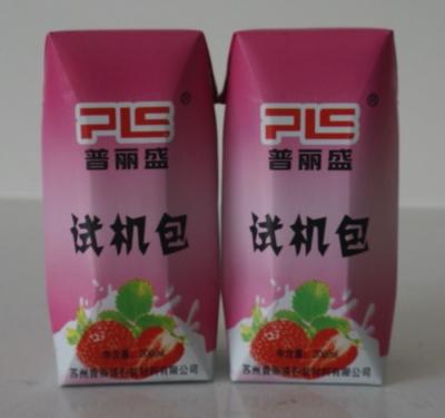 China 200ml Prisma Juice Aseptic Carton Paper And Aluminum Laminated Packaging for sale
