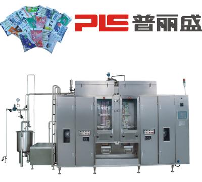 China Milk Aseptic Filler Machine 4500-9000 PPH Liquid Pouch Packing Machine for sale