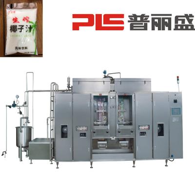 China Pneumatic Structure Plastic Pouch Packing Machine , Juice Pouch Aseptic Filler Machine for sale