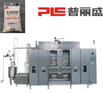 China capacidad aséptica de la leche de soja 4500-9000 PPH de la máquina de rellenar 188ml de la bolsa 30kw en venta