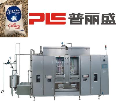 China máquina de enchimento asséptica do malote do leite 1000ml 	Selo de três lados à venda