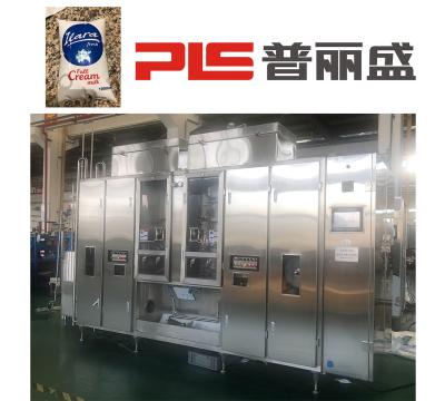 China Máquina de rellenar de la bolsa aséptica líquida de SUS304 1000ml 4500PPH en venta