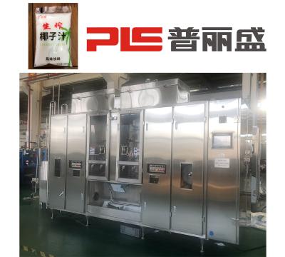 China Coconut Juice 4500PPH Aseptic Juice Pouch Packing Machine for sale