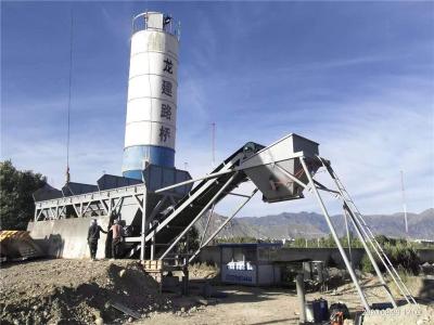 China Fully Automatic Gravel Stabilized Soil Mixing Plant With Vertical Cement Silo for sale
