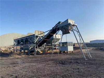 China Large Capacity Electric Stabilized Soil Mixing Station Mobile Mixing Plant 100KW for sale