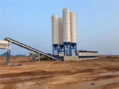 China Safety Vertical Cement Silo Soil Cement Mixing Plant On Site Setup for sale
