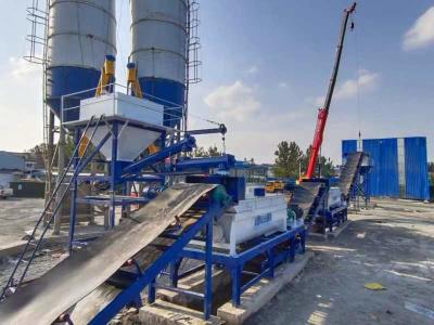 China Bridges 120m3/H Stabilized Soil Mixing Plant High Automate for sale
