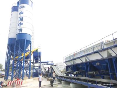 China 60m3/H Stabilized Soil Mixing Plant Unique Control Room for sale