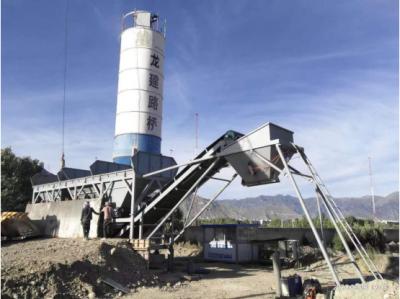 China Compact Transportable Water Stabilized Mixing System With Vertical Cement Silo en venta