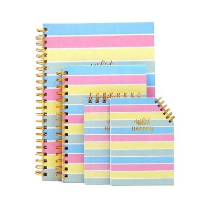 China Fashionable Colorful A4 Hardcover Lined Notebook 80GSM Daily Work Study for sale