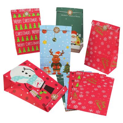中国 折り畳み式のスノーマンのロゴの印刷と多彩な小さいクリスマスのギフト袋 販売のため