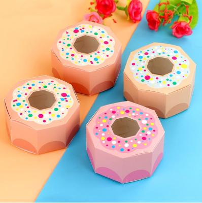 China caja octagonal plegable del cartón de papel de los 8cm, caja dulce del caramelo en diversos colores en venta