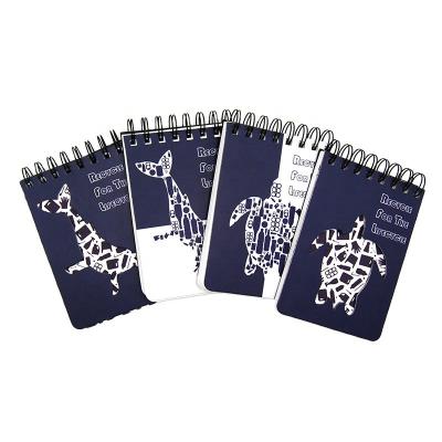 China Pocket Size A6 Hardcover Lined Notebook 4 Color Printing For Planner for sale