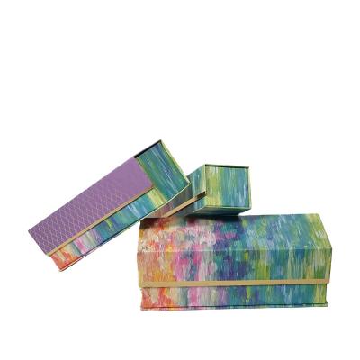 China Deslocado imprimindo a caixa de presente magnética pequena de 12 caixas de presente do cartão da polegada para o lápis à venda