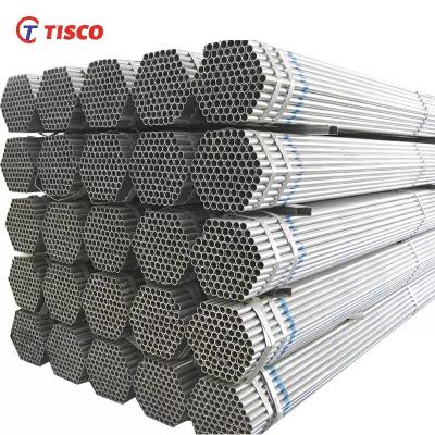 China St37-2 Galvanized Steel Material Galvanized Steel Round Tube For Door Pipe for sale