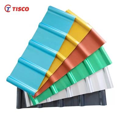 China Hoja revestida de color a prueba de intemperie bobina aislamiento térmico Hoja de techo de zinc galvanizado en venta