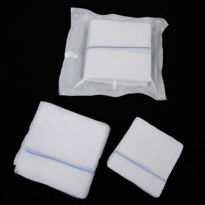 Китай Пробирка марли вещество-поглотителя хлопка стерильная пакует 10cmx10cm 7.5x7.5cm 4x4 5x5 1x1 3x3 продается