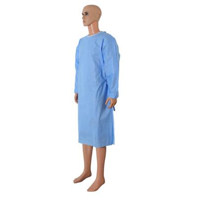China Sterile Disposable Surgical Gowns Drapes Clothes One Piece Hospital Fabric Ppe Iso for sale