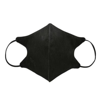 China 3 Layer Black Disposable Nose Mask Fabric 3D Medical Protective Mask Gb 19083  Kn95 for sale