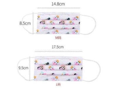China Youth Little Kid Disposable Mask K95 Kn95 3 Layer Age 3 4 5 6 7 Orange Pink White for sale