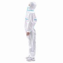 China Level 4 Disposable Isolation Coveralls Xl PPE For Biohazard Chemical Protection for sale