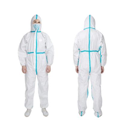 China 60gsm 40 Gsm Medical Protective Coveralls Polypropylene Disposable Suits Ppe for sale