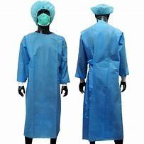 China Hospital Disposable Surgery Gowns Patient Scrub Surgeon Operating Gown S-2XL for sale