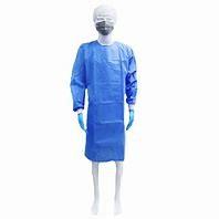 China Roupa médica descartável respirável Smms estéril ISO13485 do isolamento dos vestidos cirúrgicos à venda