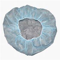 China Nurse Operating Room Polypropylene Bouffant Caps Non Woven Spunbond Surgical Cap for sale