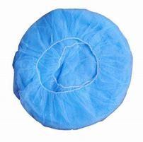 China Printed Surgical Disposable Caps 16g 21 White Bouffant Caps Mob Hairnet Medical for sale