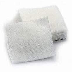 China 2x2 100% Cotton Filled Gauze Pad For Wound Sterile Wool Balls Unfolded First Aid for sale