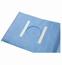 China General Surgery Disposable Surgical Drape Packs Dental Sterile Drape With Hole 75x90cm for sale