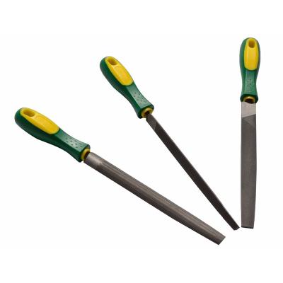 China Flat file triangle file half round File Set With Ergonomic handle for sale