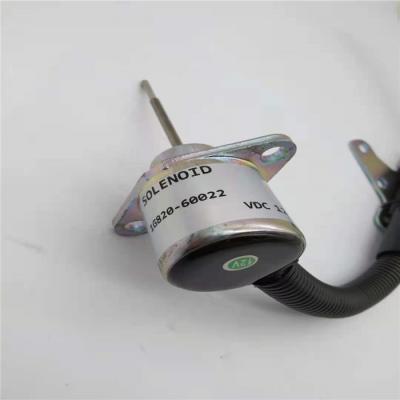 China 1G820-60022 Fits D22 Kubota Fuel Shut Off Solenoid With Triangular Plug for sale