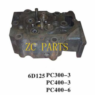 China 6151-12-1100 Engine Cylinder Head Fit For 6D125 Komatsu PC300-3 PC400-3 PC400-6 for sale