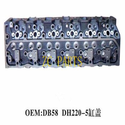 중국 굴삭기 DH220-5 DB58 디젤 실린더 헤드 1-11110600-3에 적합 판매용