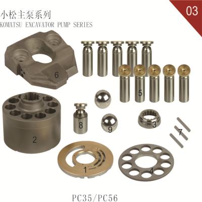 Chine Ensemble de pièces de pompe hydraulique de Hydraulic Parts Fits KOMATSU d'excavatrice de PC35 PC56 à vendre