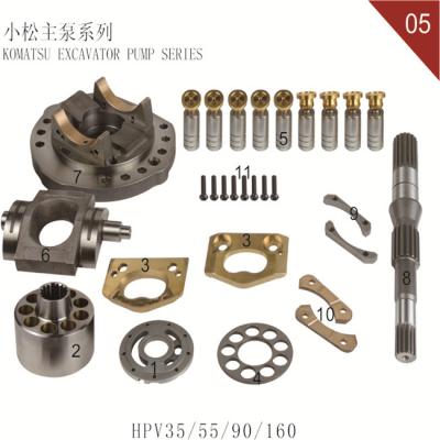 China HPV35 HPV55 Excavator Hydraulic Parts Fits HPV90 HPV160 KOMATSU Pump Parts for sale