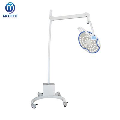 China V Series Medical Supply Surgery ICU Room Mobile Type 500 LED Surgical Operation Lamp With Battery for sale
