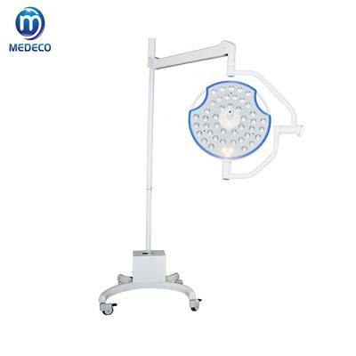 China Hospital Medical Devices Surgery ICU Clinic Theater Mobile Type 500 LED Surgical Operating Light With Battery for sale