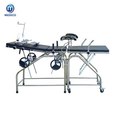 China Pedal Controller Medical Manual Obstetric Table CE for sale